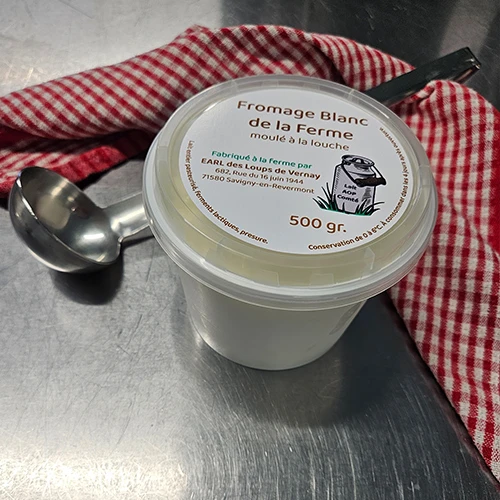 Fromage blanc en pot de 500g