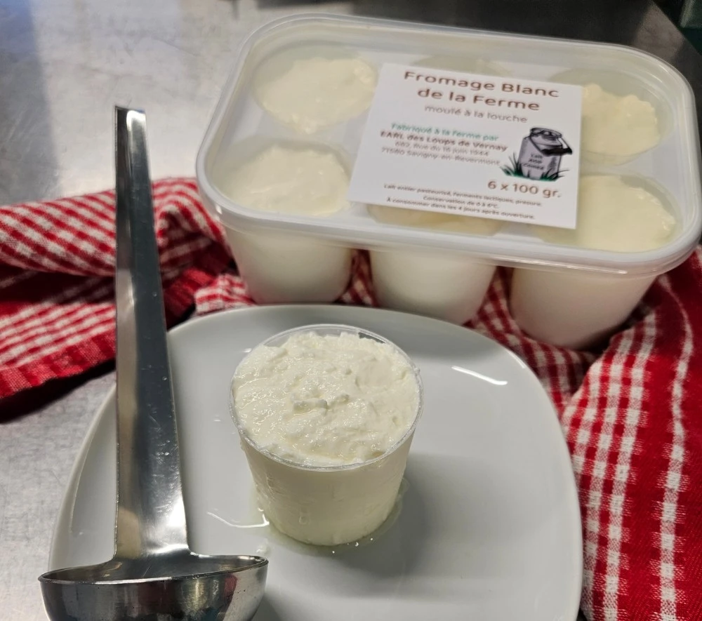 Fromage blanc en plaque de 6x100g